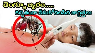 డెంగ్యూ జ్వరం..... కచ్చితంగా తీసుకోవలసిన జాగ్రత్తలు | Dengue Fever Symptoms and Treatment |