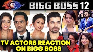 Television Actor Reaction On Bigg Boss 12 Contestants | Dipika, Karanvir, Megha, Sreesanth