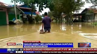 Sungai Guntung Meluap, Pemukiman Warga Terendam Banjir