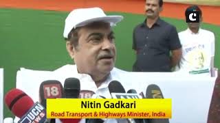 Nitin Gadkari attends 'Run for Unity' in Delhi