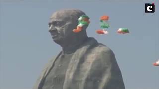 PM Modi performs "jalabhishek" at Statue of Unity