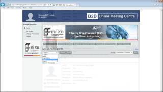 Tutorial on B2B Online Meeting Center