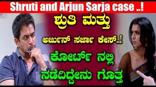Arjun Sarja and Shruthi Hariharan Case Court Result | Kannada News