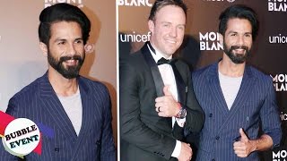 Shahid Kapoor & AB de Villiers At Montblanc Campaign To Support UNICEF