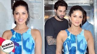 Sunny Leone Spotted With Husband Daniel Weber At Bandra
