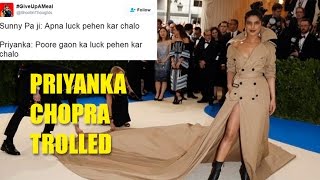 Priyanka Chopra Trolled For Long Dress At Met Gala 2017