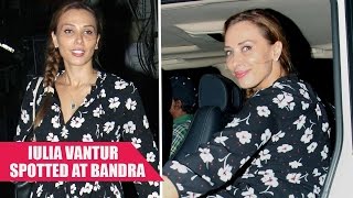 Salman Khan's Rumoured Girlfriend Iulia Vantur Spotted At Bandra