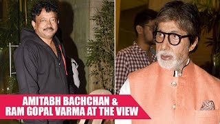 Spotted: Amitabh Bachchan And Ram Gopal Varma Catch Up At The View, Mumbai