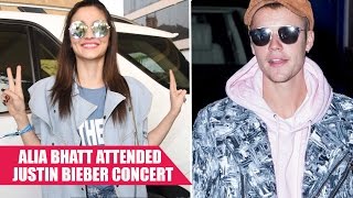 Alia Bhatt Seemed Excited To Be Present At The Justin Bieber Concert