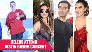 Ex-couple Arbaaz Khan and Malaika Arora attended Justin Bieber concert