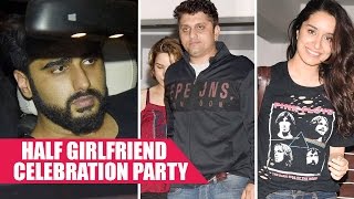 Shraddha Kapoor and Arjun Kapoor Spotted At Half Girlfriend Celebration Party