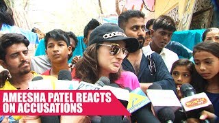 Ameesha Patel REACTS On Distributing Food For PUBLICITY