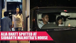Alia Bhatt Spotted Outside Alleged Boyfriend Sidharth Malhotra's House
