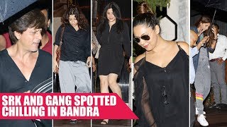 Shah Rukh Khan And Gang Spotted Chilling In Bandra