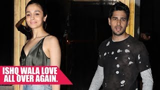 Couple Alia and Sidharth Snapped Exiting Gauri Khan's Designed Restaurant Arth