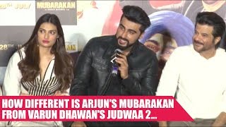 Arjun Kapoor Reacts On Mubarakan's Comparison With Varun Dhawan's Judwaa 2
