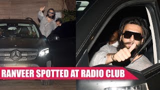 Ranveer Singh Clicked Outside Radio Bar in Bandra