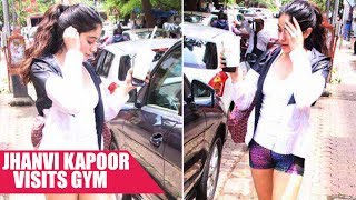 Jhanvi Kapoor Snapped After a Gym Session
