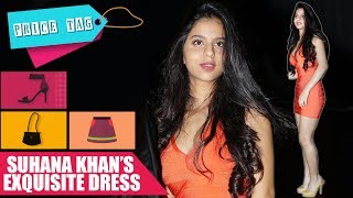Bubble Price Tag - Suhana Khan's Exquisite Dress