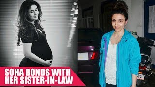 Pregnant Soha Ali Khan Visits Kareena's House for Some MOMMY TIPS