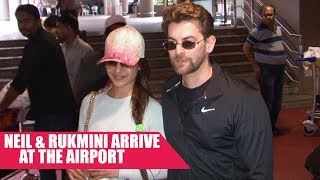 Neil Nitin Mukesh and His Wife Rukmini Sahay Make An Appearance At The Airport