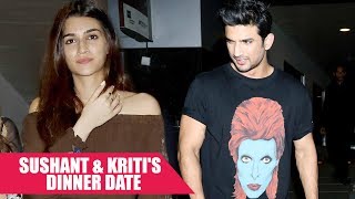 Sushant Singh Rajput and Kriti Sanon Step Out For Dinner