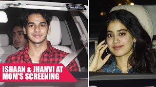 Ishaan and Jhanvi Attend Mom's Special Screening