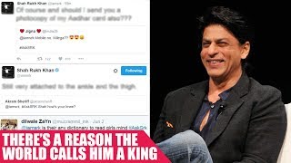 #BollywoodSass: 9 Jaw Dropping Replies By SRK