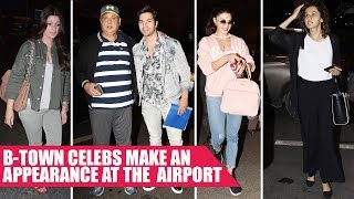Taapsee, Varun, David, Jacqueline and Twinkle spotted at Airport