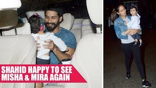 Shahid Kapoor Meets His Daughter Misha With a Wide Smile