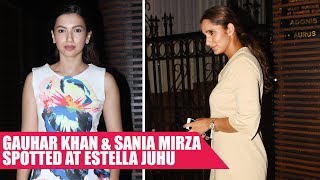 Gauhar Khan And Sania Mirza Party Together