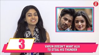 Varun Dhawan Doesn't Want Alia Bhatt To Steal His Thunder | Bubble Bulletin
