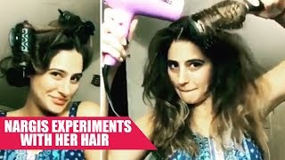 Nargis Fakhri's SHOCKING Experiment With Her Hair
