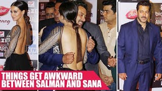 Things Get AWKWARD Between Salman Khan and Sana Khan