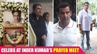 Bollywood Celebs At Inder Kumar's Prayer Meet