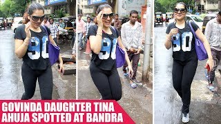 Govinda Daughter Tina Ahuja Spotted At Bandra