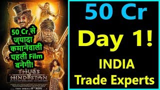 Thugs Of Hindostan May Become 1st Film To Cross 50 Crores Day 1 Says Trade Experts