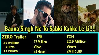 Zero Trailer Gets 20 Million Views In 16 Hours I Beats Tiger Zinda Hai And Next Target TOH