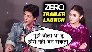 Shahrukh Khan's Story Of Struggle Will Melt Your Heart | Zero Trailer Launch