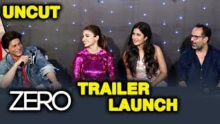 Uncut - ZERO TRAILER LAUNCH | Shahrukh Khan | Katrina Kaif | Anushka Sharma