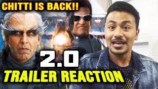 2.0 TRAILER REACTION | REVIEW | Rajnikanth | Akshay Kumar | 5/5 Stars