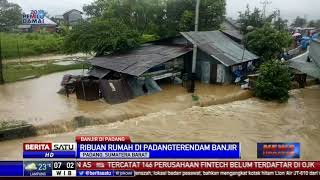 Dua Anak Hanyut Tersapu Banjir di Padang