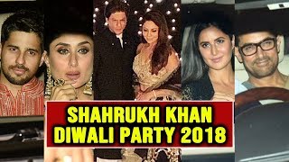Shahrukh Khans DIWALI PARTY In Mannat | Katrina Kaif, Kareena Kapoor, Aamir Khan | Diwali 2018