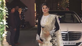 Jacqueline Fernandez In Traditional Look At Shilpa Shetty's Diwali Party 2018