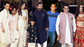 Salman Khan Family At Shilpa Shettys Diwali Party 2018 | Aayush, Arpita, Arbaaz With Girlfriend