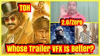 Zero Vs 2.0 Vs Thugs Of Hindostan Trailer ? Whose VFX Is Better?