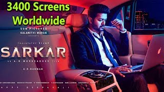 Sarkar Movie To Release In 3400 Screens Worldwide