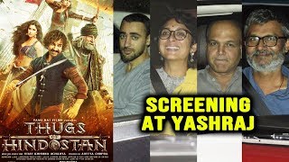 Aamir Khans Thugs Of Hindostan Special Screening At Yashraj Studios | Kiran Rao, Imraan Khan