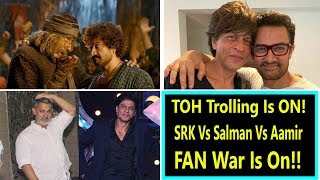 THUGS OF HINDOSTAN Movie Getting Trolled I SRK Vs Salman Vs Aamir Fans War Is On!