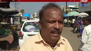 Santrampur : Pedestrians harass due to indiscriminate parking